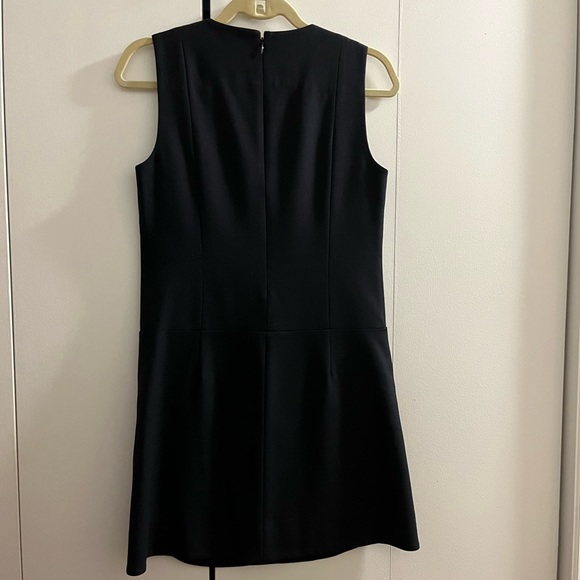 Tory Burch Navy Wool Sleeveless with Pockets - Size 0 - Picture 5 of 5